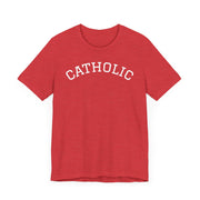 Catholic Pride Unisex Jersey Tee, Faith-Based Shirt, Religious Gift, Christian Apparel, Everyday Wear, Church Events, Casual Style