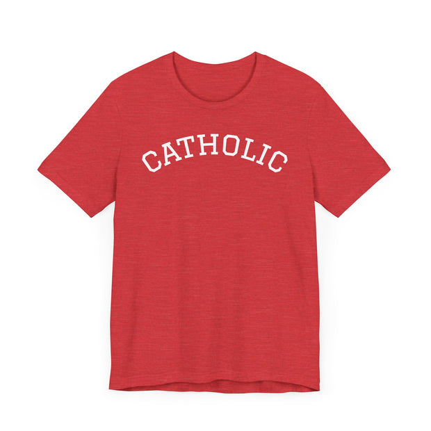 Catholic Pride Unisex Jersey Tee, Faith-Based Shirt, Religious Gift, Christian Apparel, Everyday Wear, Church Events, Casual Style
