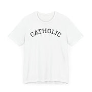 Catholic Pride Unisex Jersey Tee, Faith-Based Shirt, Religious Gift, Christian Apparel, Everyday Wear, Church Events, Casual Style