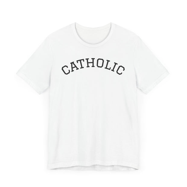 Catholic Pride Unisex Jersey Tee, Faith-Based Shirt, Religious Gift, Christian Apparel, Everyday Wear, Church Events, Casual Style