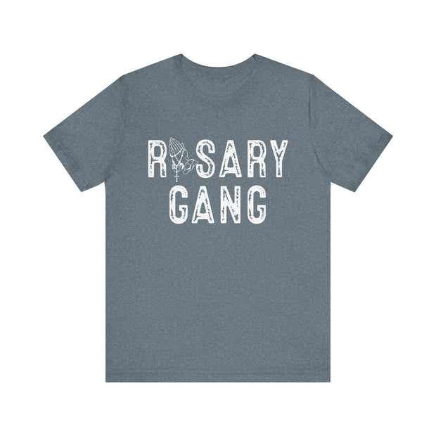 "Rosary Gang" Tee – Spiritual Weaponry Since 1214