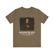 Blessed Solanus Casey T-Shirt - "Blessed be God and all His Designs"