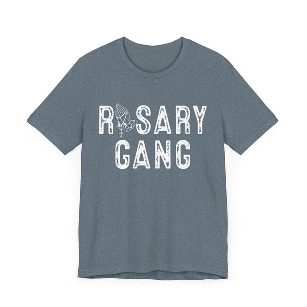 "Rosary Gang" Tee – Spiritual Weaponry Since 1214