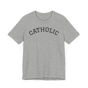 Catholic Pride Unisex Jersey Tee, Faith-Based Shirt, Religious Gift, Christian Apparel, Everyday Wear, Church Events, Casual Style