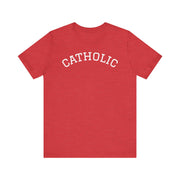 Catholic Pride Unisex Jersey Tee, Faith-Based Shirt, Religious Gift, Christian Apparel, Everyday Wear, Church Events, Casual Style