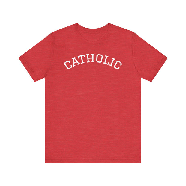 Catholic Pride Unisex Jersey Tee, Faith-Based Shirt, Religious Gift, Christian Apparel, Everyday Wear, Church Events, Casual Style