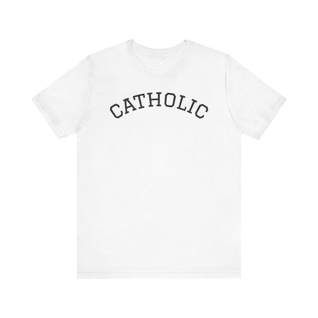 Catholic Pride Unisex Jersey Tee, Faith-Based Shirt, Religious Gift, Christian Apparel, Everyday Wear, Church Events, Casual Style